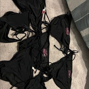 Victoria's Secret Elegant Black Bikini Bottom